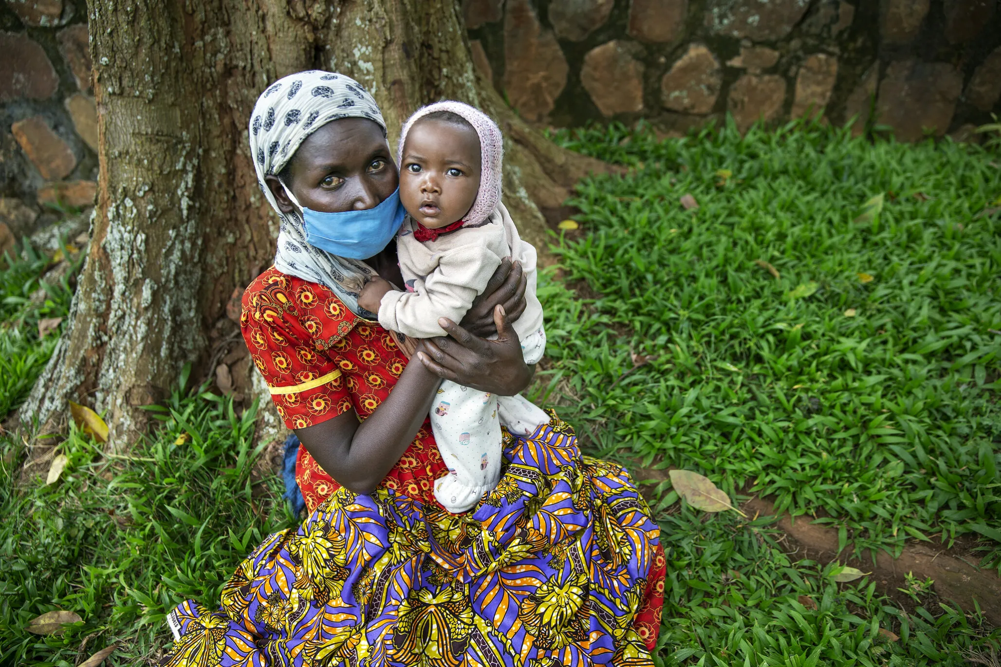 Marthe and Promesse, before surgery.