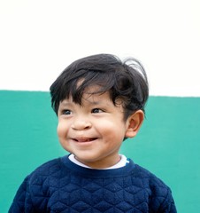 Leao smiles, after surgery.