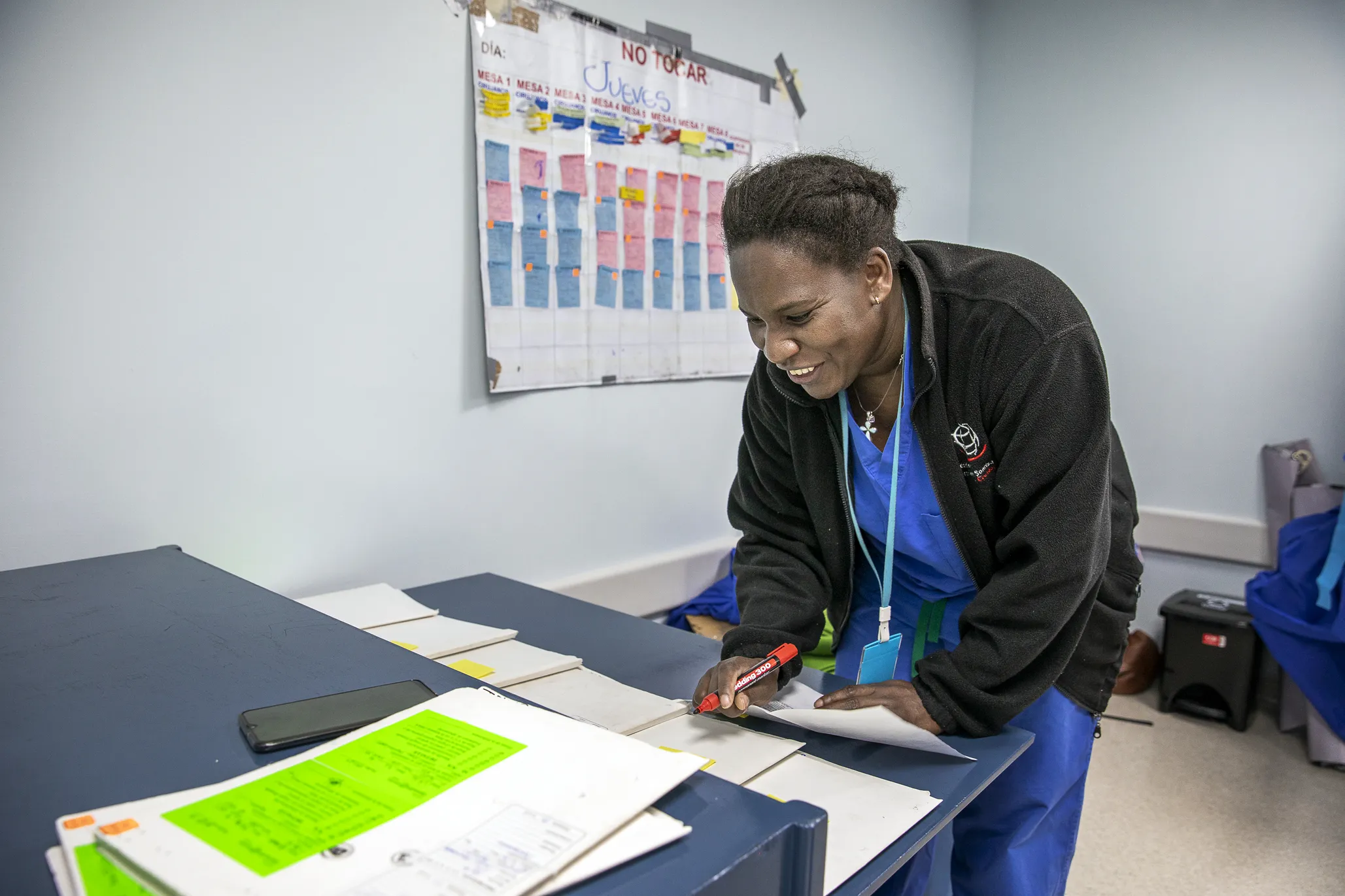 Clinical coordinator Homaire Caicedo of Ecuador