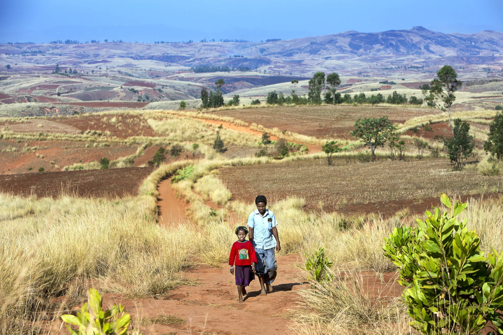 Clara and Dede would walk barefoot for more than two hours to reach the closest local clinic from their village.