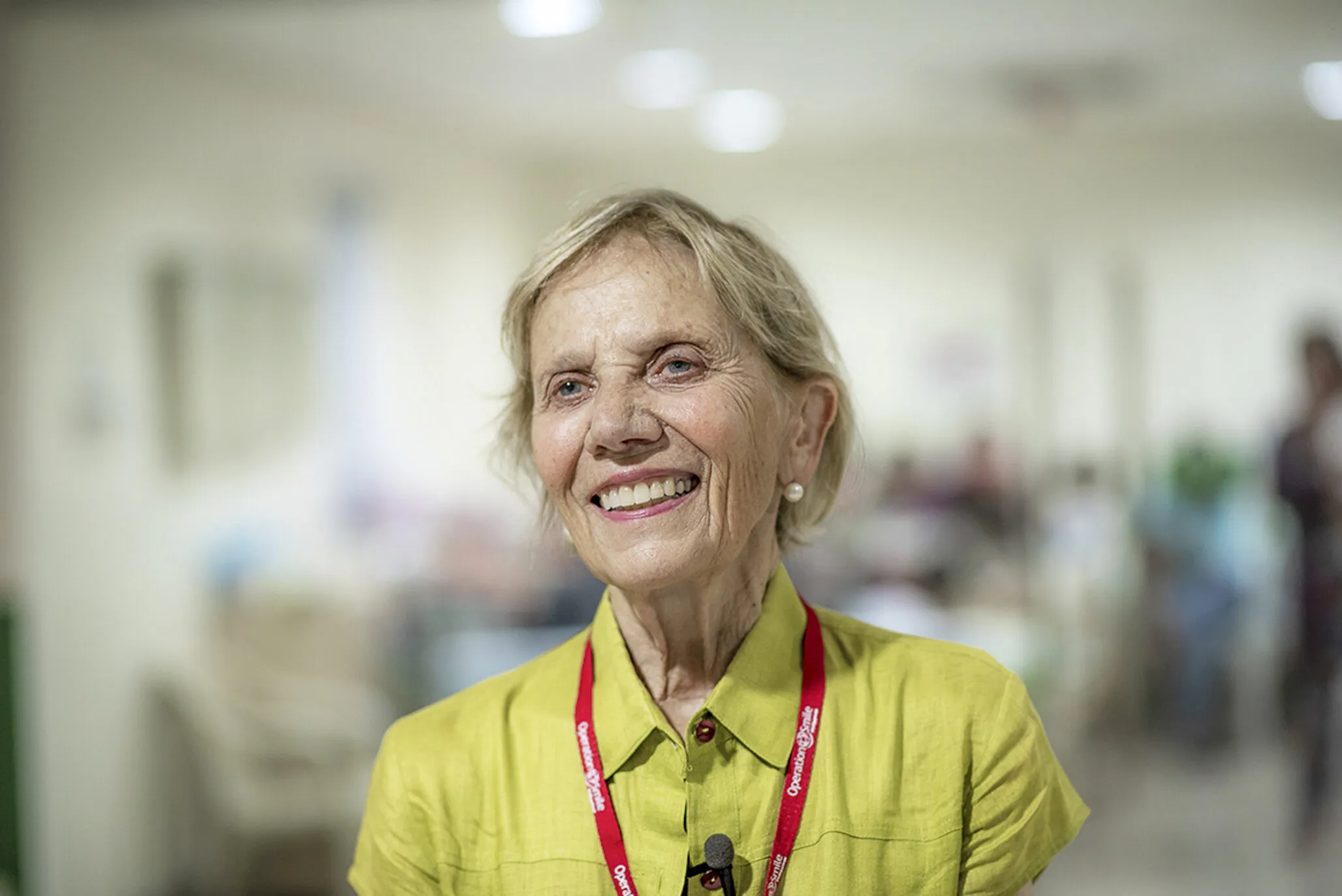 Operation Smile Co-Founder Kathy Magee smiles for the camera.