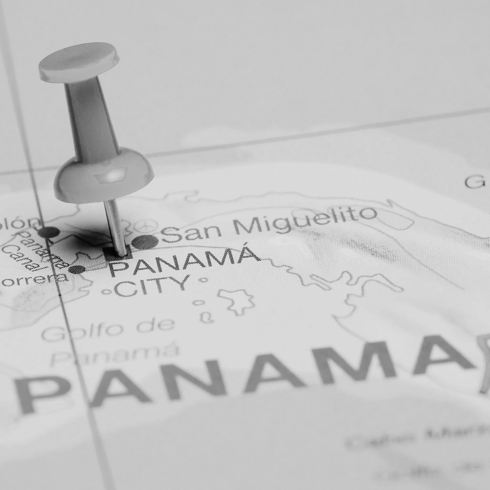 Image of map of Panama