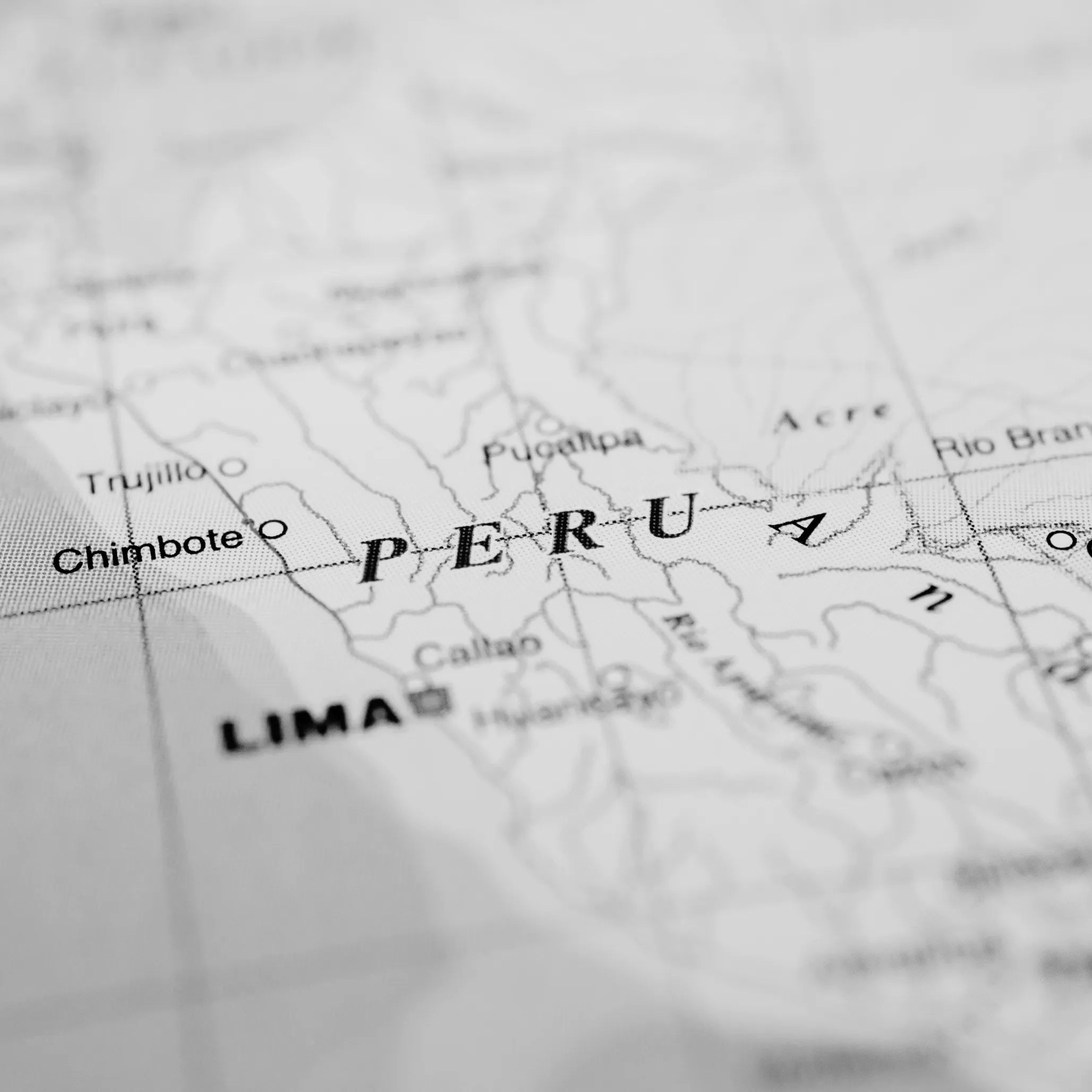 Image of map of Peru